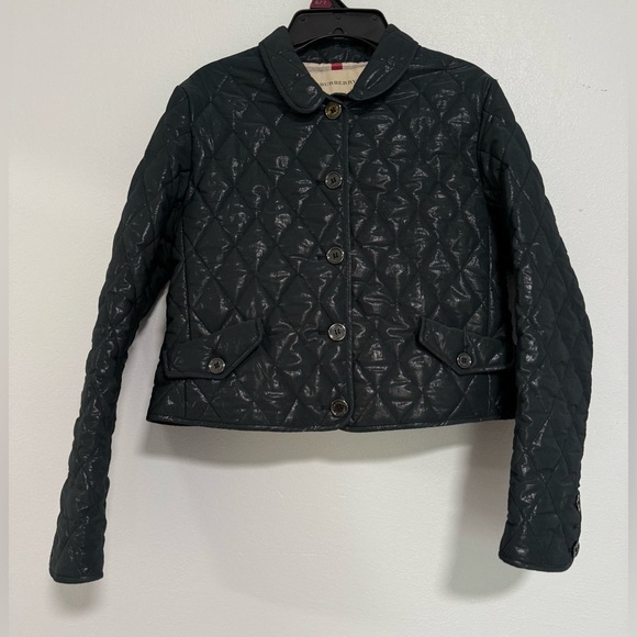 Burberry London girls Navy Quilted Jacket Size 14 Y - Picture 2 of 7